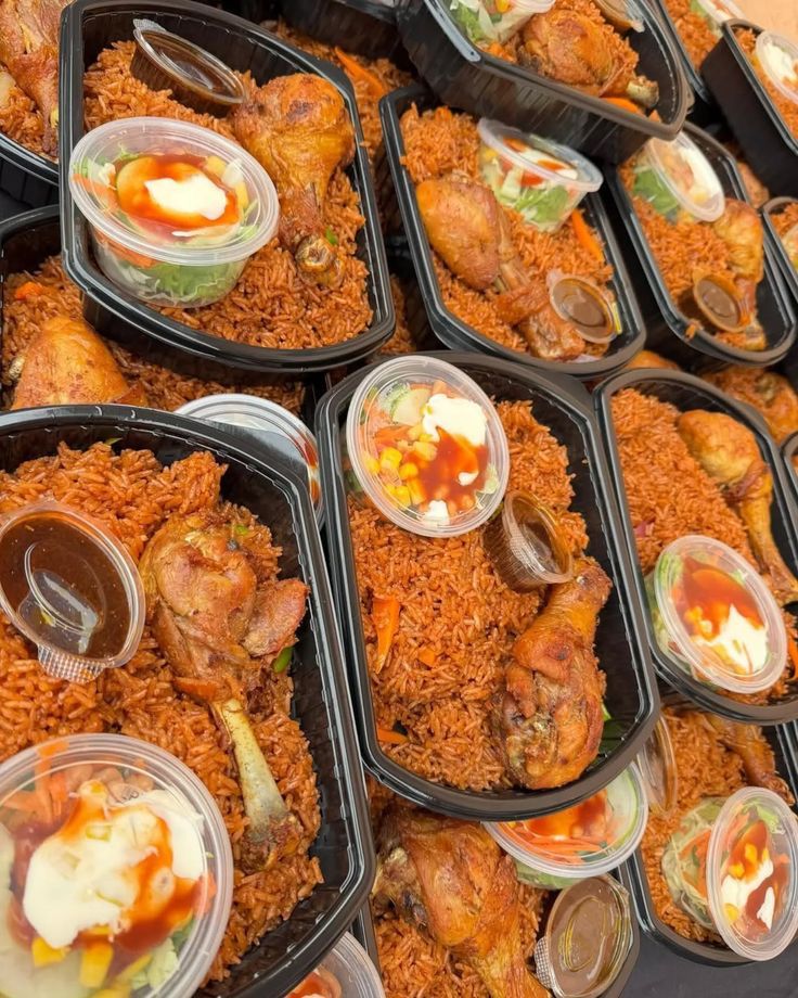 Jollof rice dish